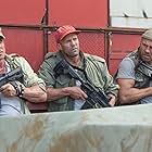 Sylvester Stallone, Jason Statham, and Randy Couture in The Expendables 3 (2014)