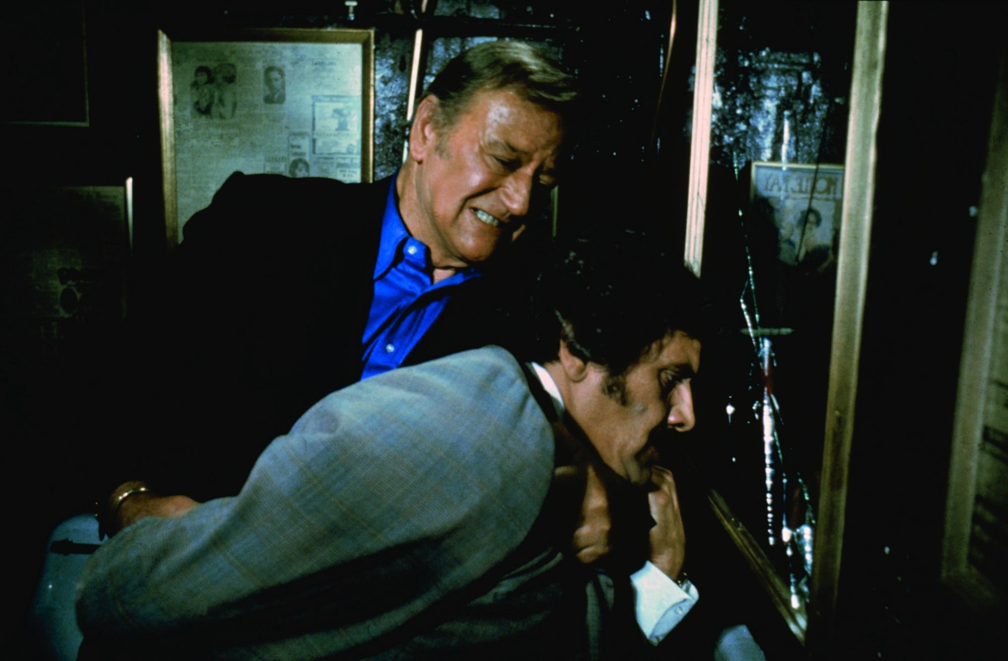 John Wayne and Al Lettieri in McQ (1974)