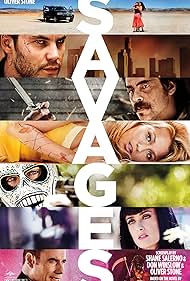 Salma Hayek, John Travolta, Benicio Del Toro, Blake Lively, and Taylor Kitsch in Savages (2012)