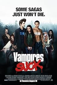 Arielle Kebbel, Charlie Weber, B.J. Britt, Matt Lanter, Chris Riggi, Jenn Proske, and Heather Brooke Simpson in Vampires Suck (2010)