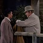 Michael Landon and Dan Blocker in Bonanza (1959)