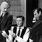 Laurence Harvey, Lionel Jeffries, and Eric Sykes in The Spy with a Cold Nose (1966)