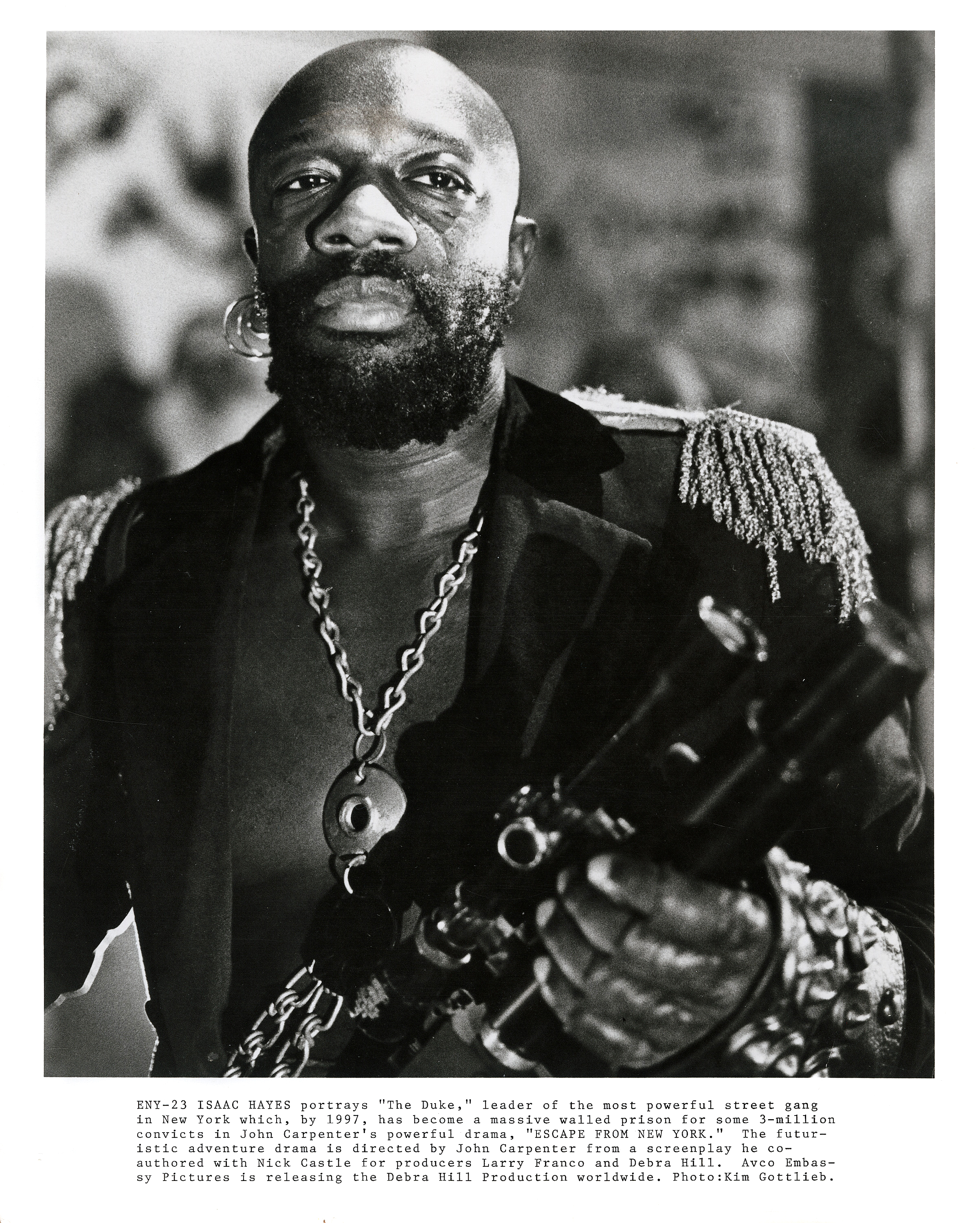 Isaac Hayes in Escape from New York (1981)