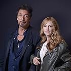 Al Pacino and Holly Hunter at an event for Manglehorn (2014)