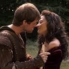 Jonas Armstrong and Lara Pulver in Robin Hood (2006)