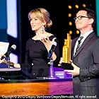 Presenting with Josh Malina at the first annual IAWTV Awards in Las Vegas.