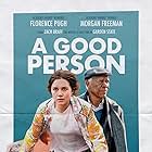 Morgan Freeman and Florence Pugh in A Good Person (2023)