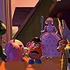Tom Hanks, Annie Potts, John Ratzenberger, Wallace Shawn, Jim Varney, Jack Angel, Jeff Pidgeon, and Don Rickles in Toy Story (1995)