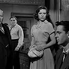 William Bendix, Craig Hill, James Maloney, and Cathy O'Donnell in Detective Story (1951)