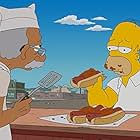 Dan Castellaneta and Kevin Michael Richardson in The Simpsons (1989)