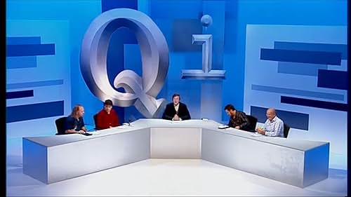 Stephen Fry, Bill Bailey, Alan Davies, Kit Hesketh-Harvey, and Eddie Izzard in QI (2003)