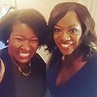 BTS on the set of HOW TO GET AWAY WITH MURDER with Viola Davis