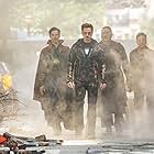 Robert Downey Jr., Mark Ruffalo, Benedict Wong, and Benedict Cumberbatch in Avengers: Infinity War (2018)