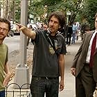 Brad Pitt, Ethan Coen, and Joel Coen in Burn After Reading (2008)