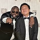 Hiro Murai and Brian Tyree Henry at an event for The 74th Annual Golden Globe Awards 2017 (2017)