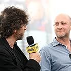 Neil Gaiman and Michael Green at an event for IMDb at San Diego Comic-Con (2016)