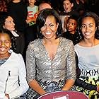 Michelle Obama, Malia Obama, and Sasha Obama