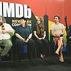 Peter Jackson, Philippa Boyens, Robert Sheehan, Hera Hilmar, and Jihae at an event for Mortal Engines (2018)