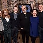 Sarah Jessica Parker, Sam Mendes, Pippa Harris, George MacKay, Dean-Charles Chapman, and Krysty Wilson-Cairns at an event for 1917 (2019)