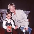 Linda Gray and Ryder Sloane at an event for Liar Liar (1997)