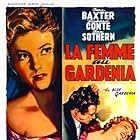 Anne Baxter and Raymond Burr in The Blue Gardenia (1953)