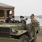 Leonardo DiCaprio, John Carroll Lynch, Mark Ruffalo, and Billy Silvia in Shutter Island (2010)