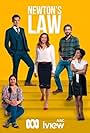 Claudia Karvan, Georgina Naidu, Brett Tucker, Toby Schmitz, and Miranda Tapsell in Newton's Law (2017)
