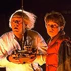 Michael J. Fox and Christopher Lloyd in Back to the Future (1985)