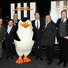 John Malkovich, Eric Darnell, Ken Jeong, Tom McGrath, Conrad Vernon, Simon J. Smith, and Benedict Cumberbatch at an event for Penguins of Madagascar (2014)