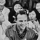 Marlon Brando in Japan during filming of "Teahouse of the August Moon, The"
