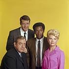 "Ironside" Raymond Burr, Don Galloway, Don Mitchell, Barbara Anderson circa 1967