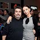 Joe Berlinger and Angela Sarafyan at an event for Extremely Wicked, Shockingly Evil and Vile (2019)