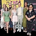 Bobby Lee, Daryl Wein, Bradley Whitford, Whitney Cummings, Zoe Lister-Jones, Tawny Newsome, and Cailee Spaeny at an event for How It Ends (2021)