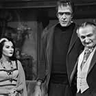 Yvonne De Carlo, Fred Gwynne, and Al Lewis in The Munsters (1964)
