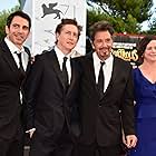 Al Pacino, David Gordon Green, Chris Messina, and Lisa Muskat at an event for Manglehorn (2014)