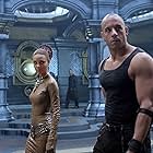 Vin Diesel, Thandiwe Newton, and Linus Roache in The Chronicles of Riddick (2004)