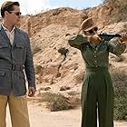 Brad Pitt and Marion Cotillard in Allied (2016)