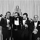 Winners from "The Godfather Part II": Gray Frederickson, Francis Ford Coppola, Fred Roos and Carmine Coppola at the 47th Academy Awards.