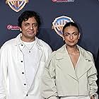 M. Night Shyamalan and Ishana Shyamalan at an event for The Watchers (2024)