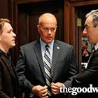 Alan Cumming, Mike Pniewski, and T.R. Knight in The Good Wife (2009)
