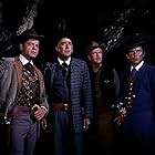 Robert Conrad, Alan Baxter, Peter Lawford, and Ross Martin in The Wild Wild West (1965)