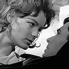 Anthony Perkins and Romy Schneider in The Trial (1962)