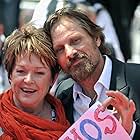 Viggo Mortensen and Ghita Nørby at an event for Jauja (2014)