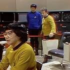 John Belushi, Chevy Chase, and Akira Yoshimura in Saturday Night Live (1975)