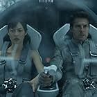 Tom Cruise and Olga Kurylenko in Oblivion (2013)