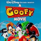 Pauly Shore, Jason Marsden, Kellie Martin, and Bill Farmer in A Goofy Movie (1995)
