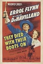 Olivia de Havilland and Errol Flynn in They Died with Their Boots On (1941)