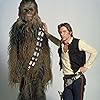 Harrison Ford and Peter Mayhew in Star Wars (1977)