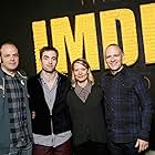 David Zellner, Nathan Zellner, Robert Pattinson, and Mia Wasikowska