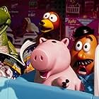 Tim Allen, John Ratzenberger, Wallace Shawn, Jim Varney, Jodi Benson, and Don Rickles in Toy Story 2 (1999)